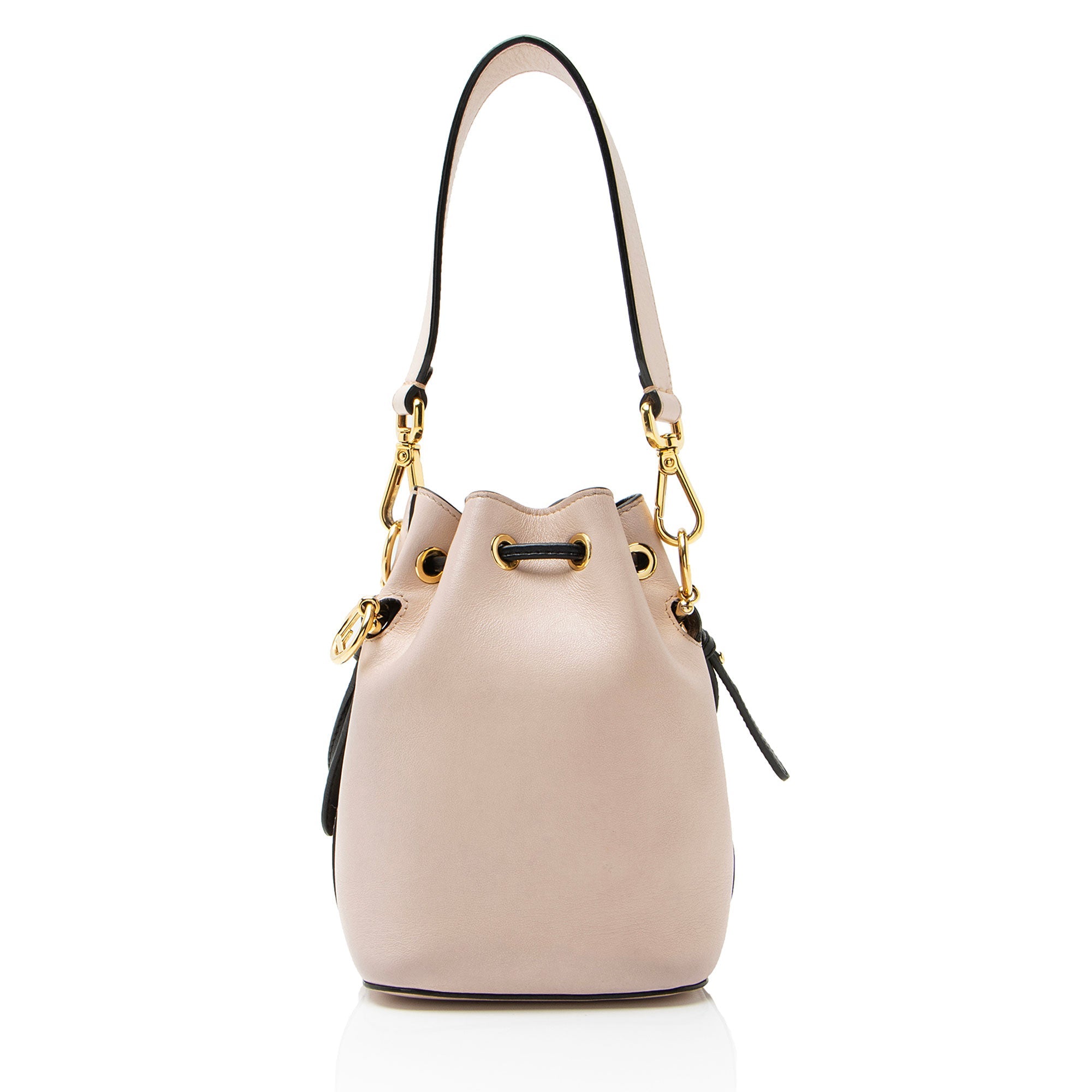 Fendi Leather Mon Tresor Small Bucket Bag