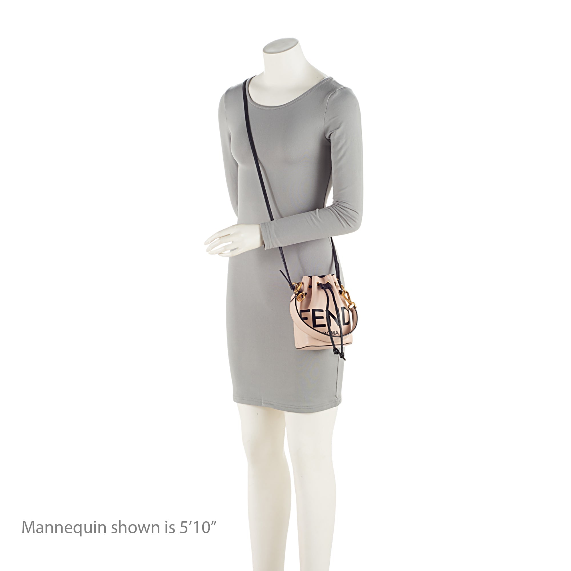 Fendi Leather Mon Tresor Small Bucket Bag