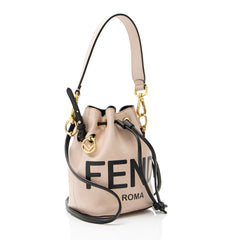 Fendi Leather Mon Tresor Small Bucket Bag