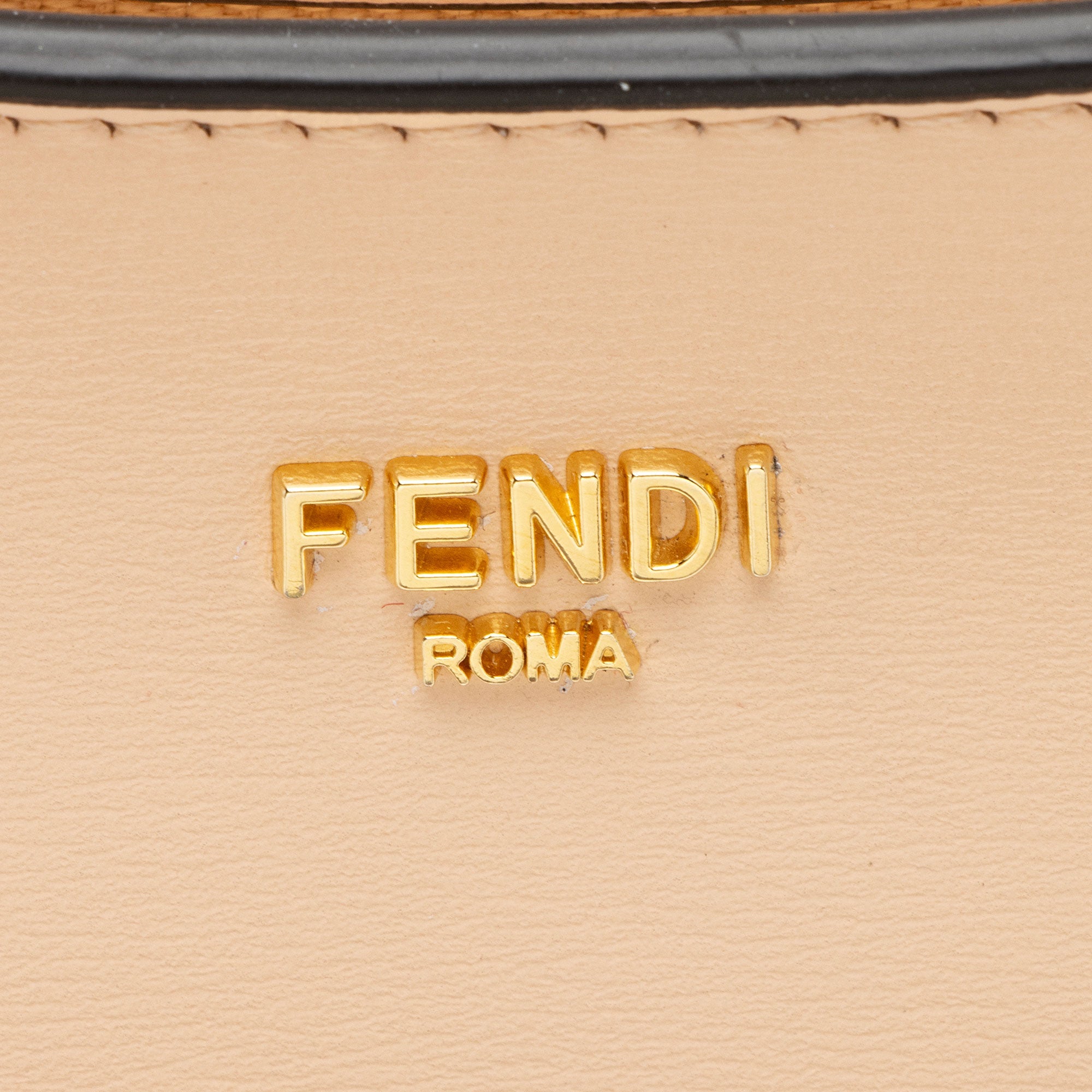 Fendi Leather O'Lock Swing Shoulder Bag