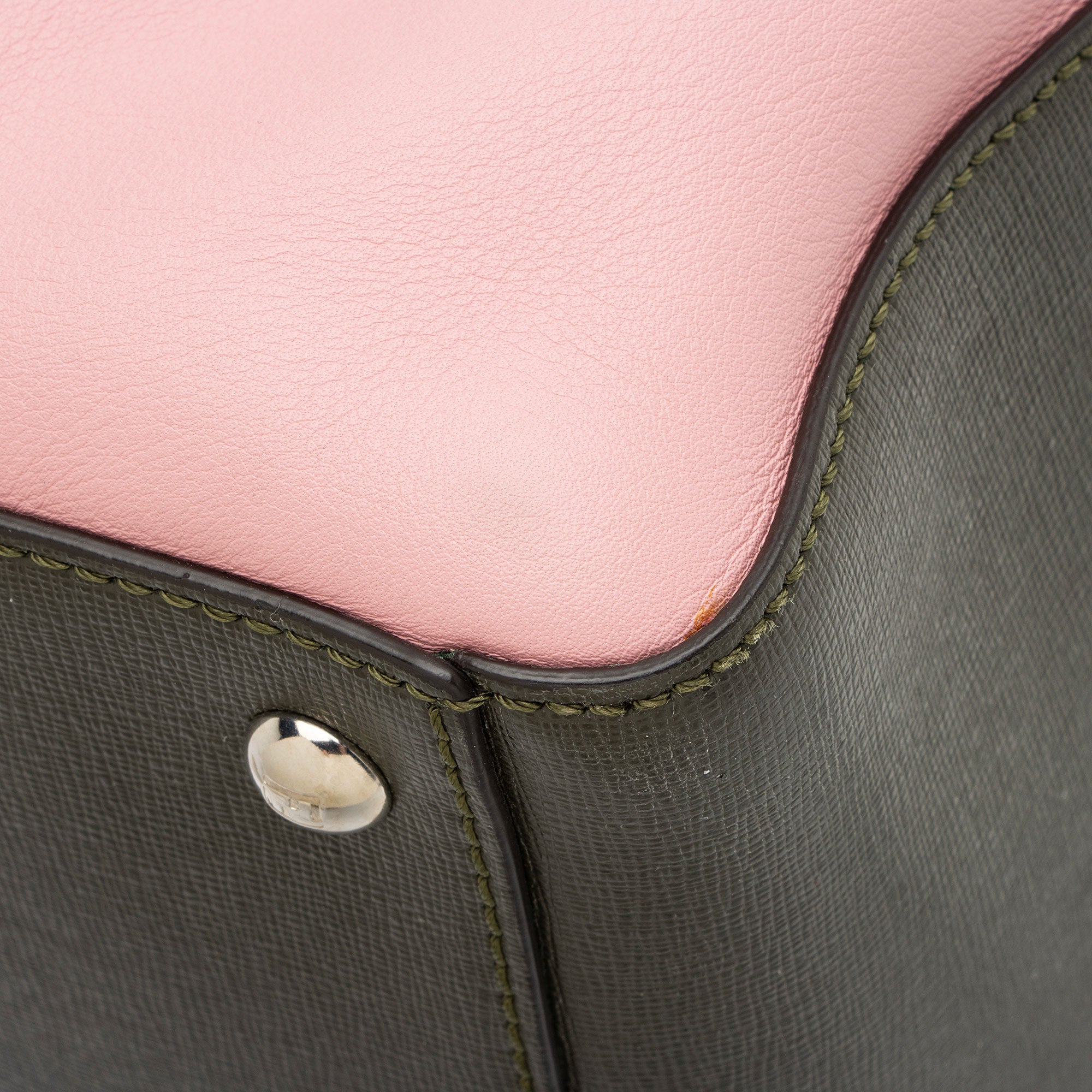 Fendi Leather Petite 2Jours Tote