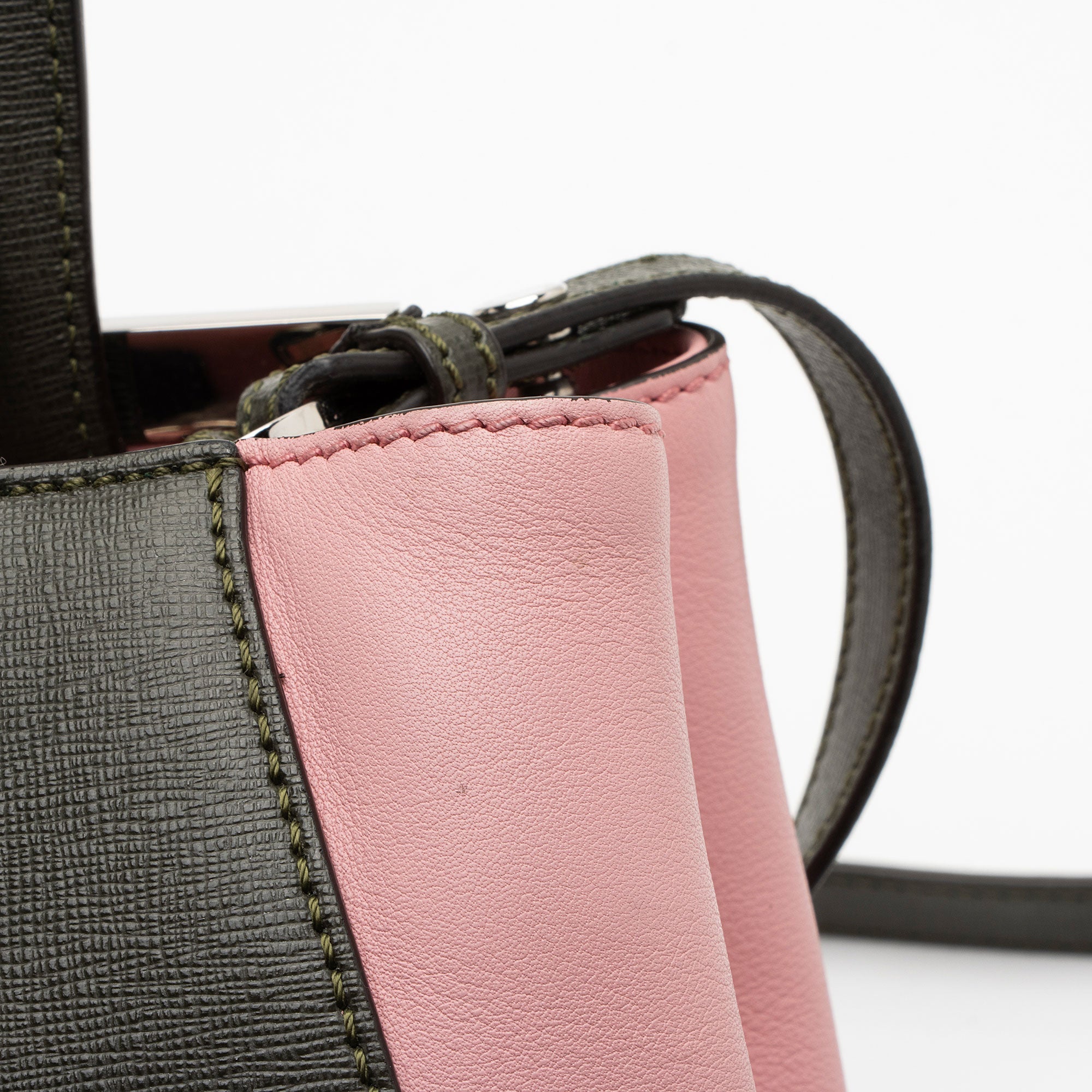 Fendi Leather Petite 2Jours Tote