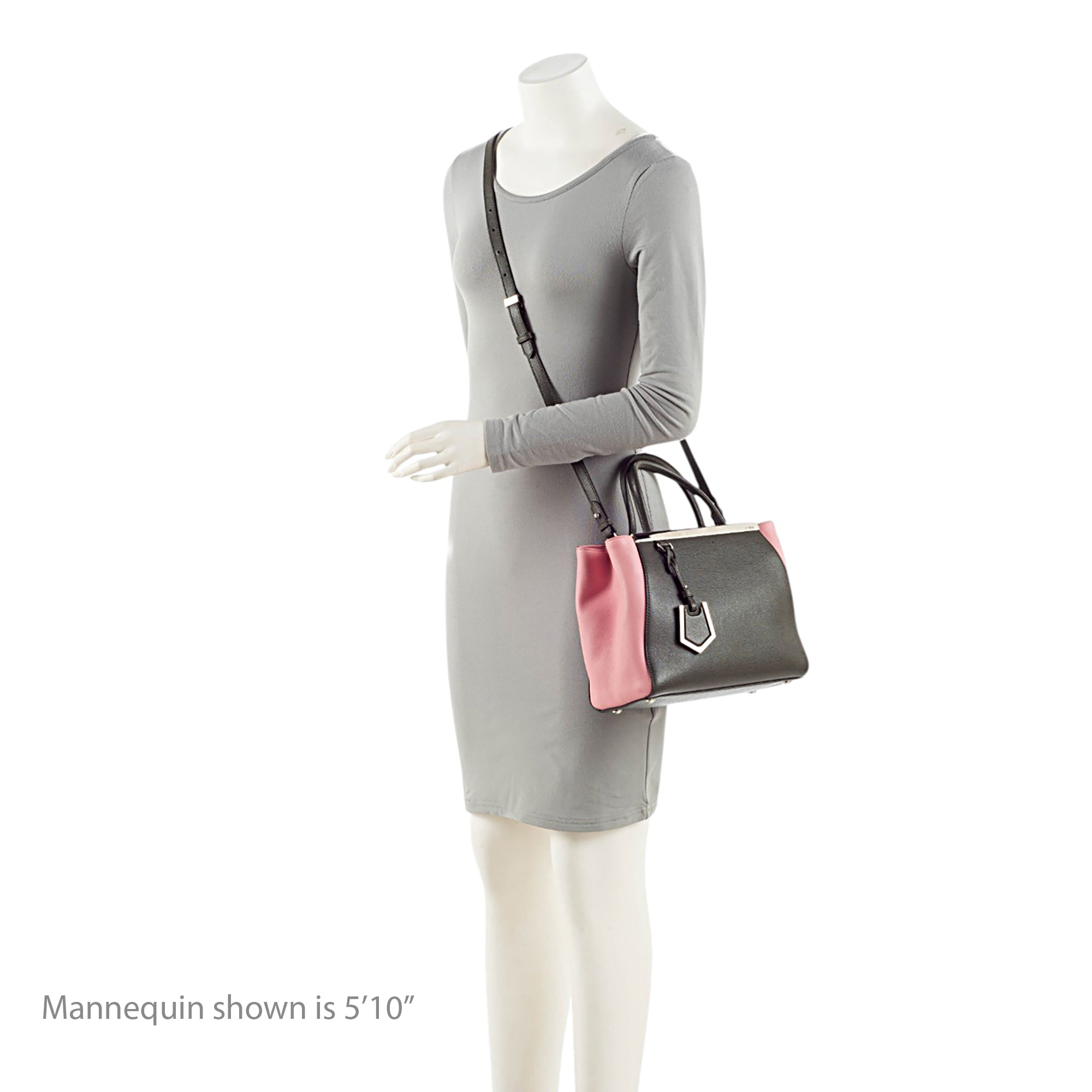 Fendi Leather Petite 2Jours Tote
