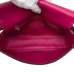 Fendi Leather Selleria Baguette Satchel