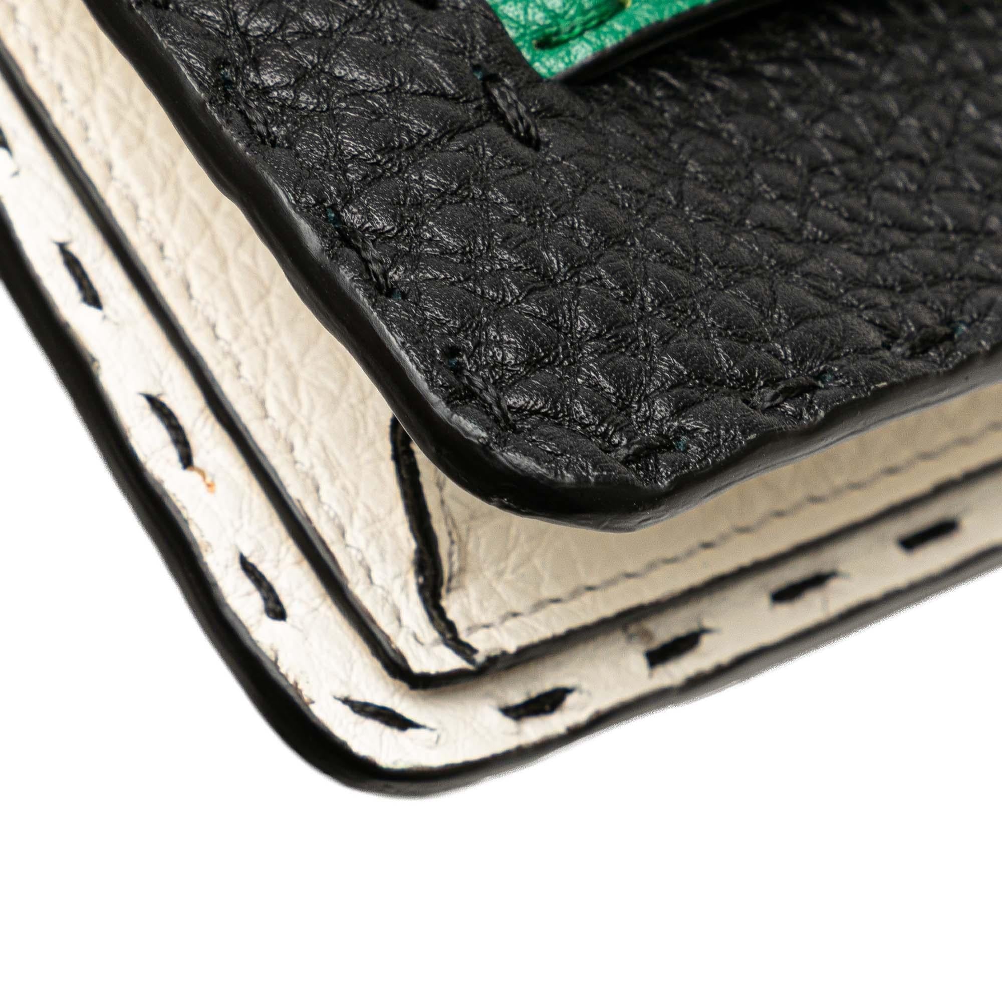 Fendi Leather Selleria Clutch
