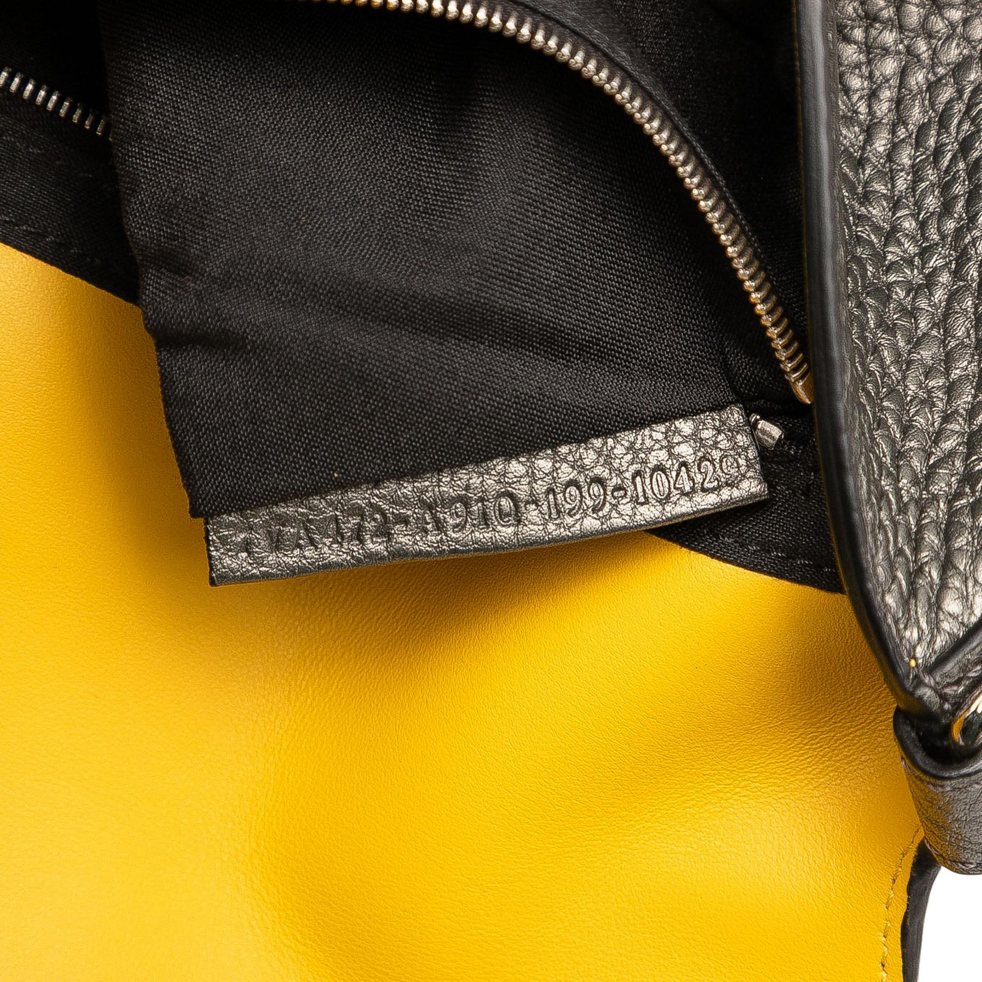 Fendi Leather Selleria Convertible Baguette Satchel
