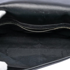 Fendi Leather Selleria Convertible Baguette Satchel