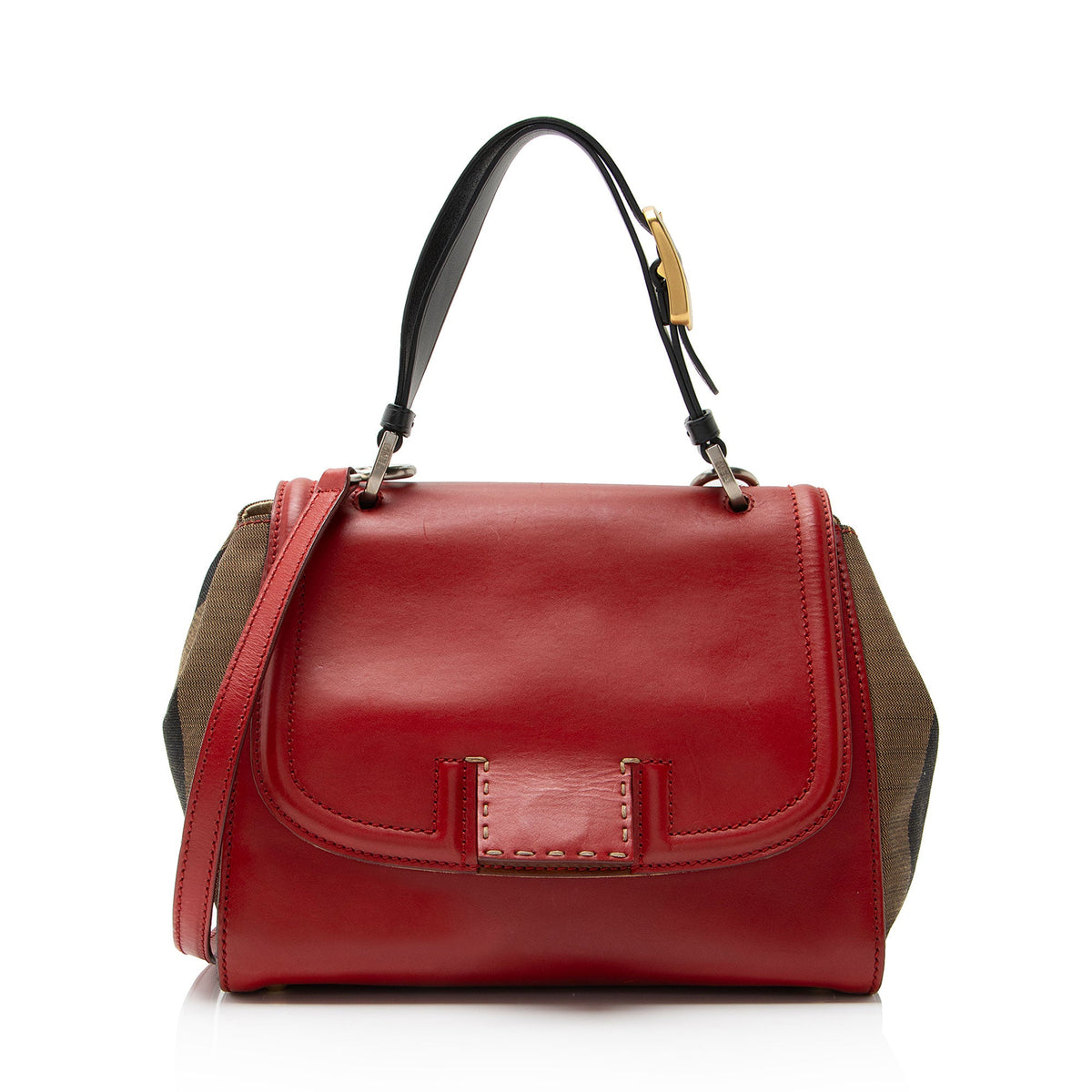 Fendi Leather Silvana Satchel