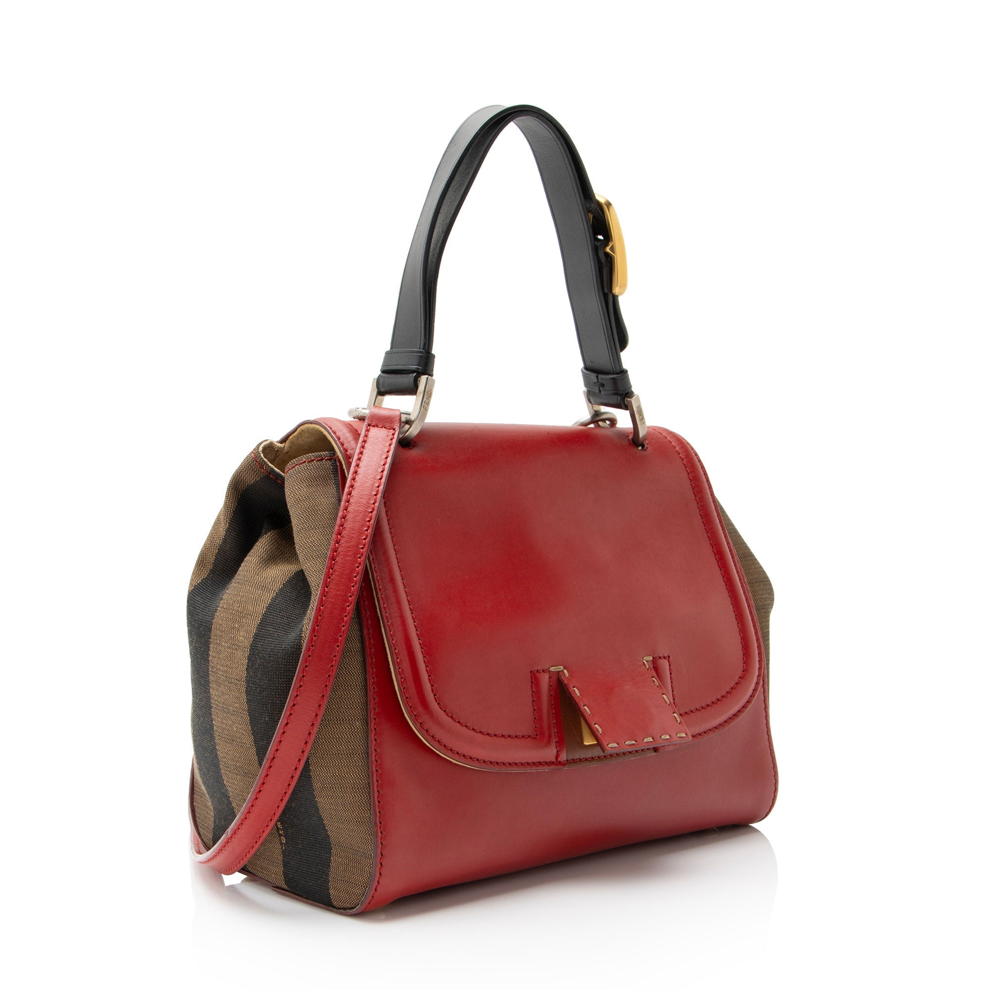 Fendi Leather Silvana Satchel