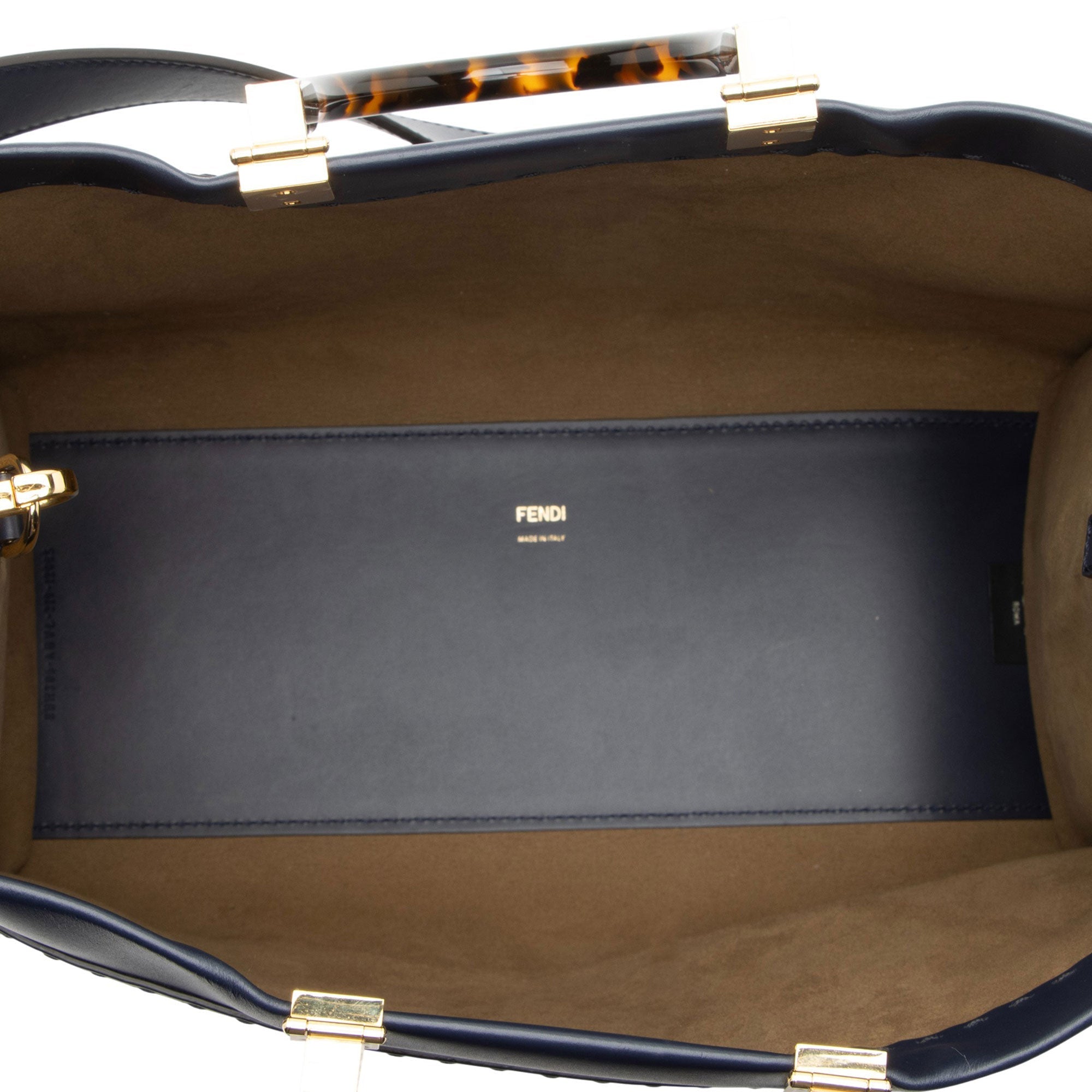 Fendi Leather Sunshine Medium Shopper Tote