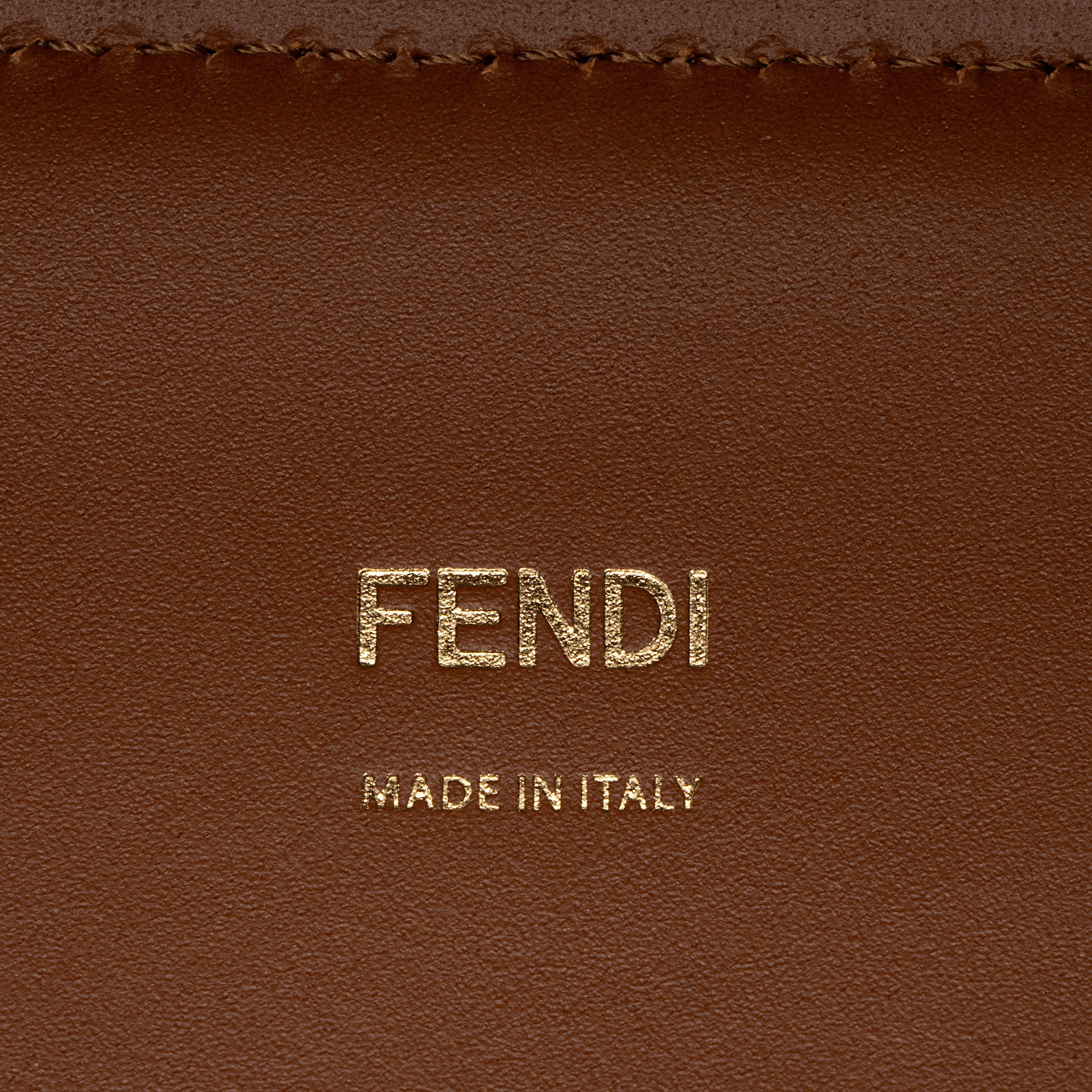 Fendi Leather Sunshine Medium Shopper Tote