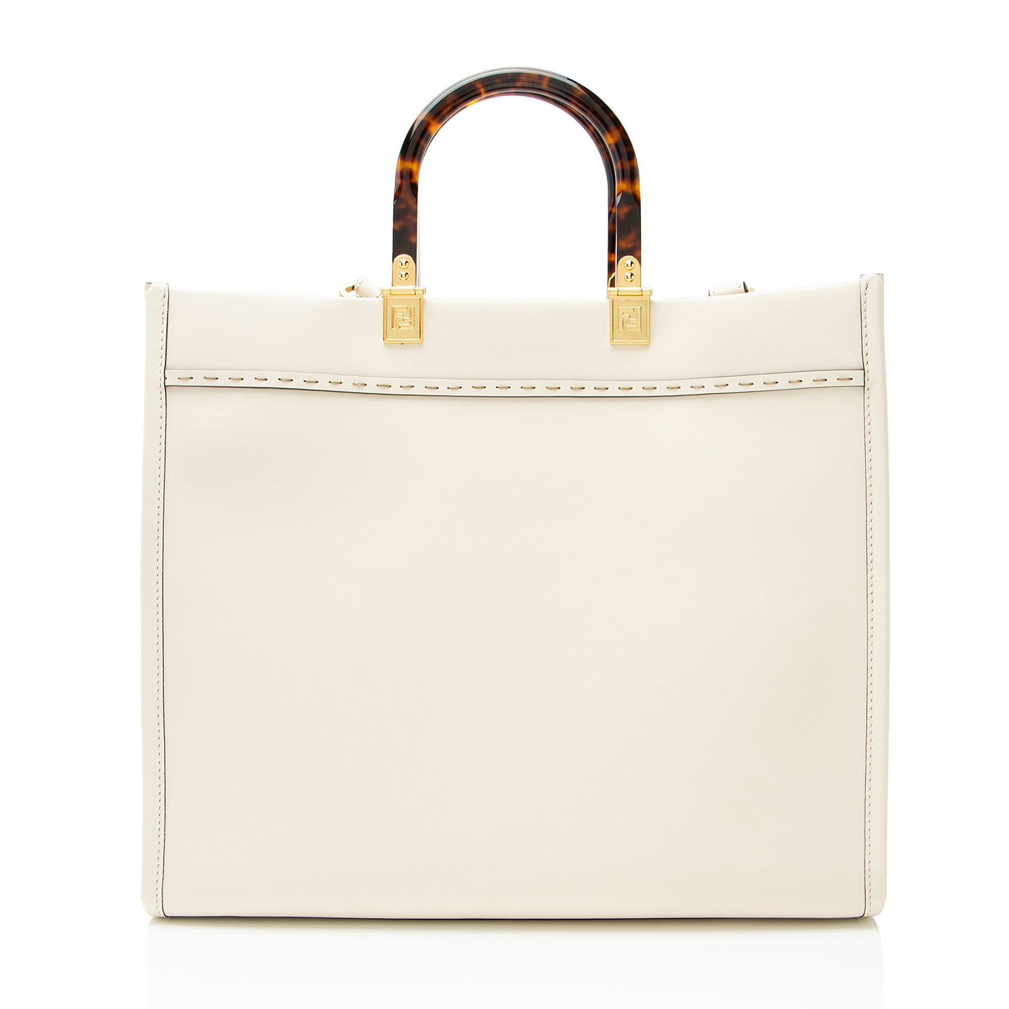 Fendi Leather Sunshine Medium Shopper Tote