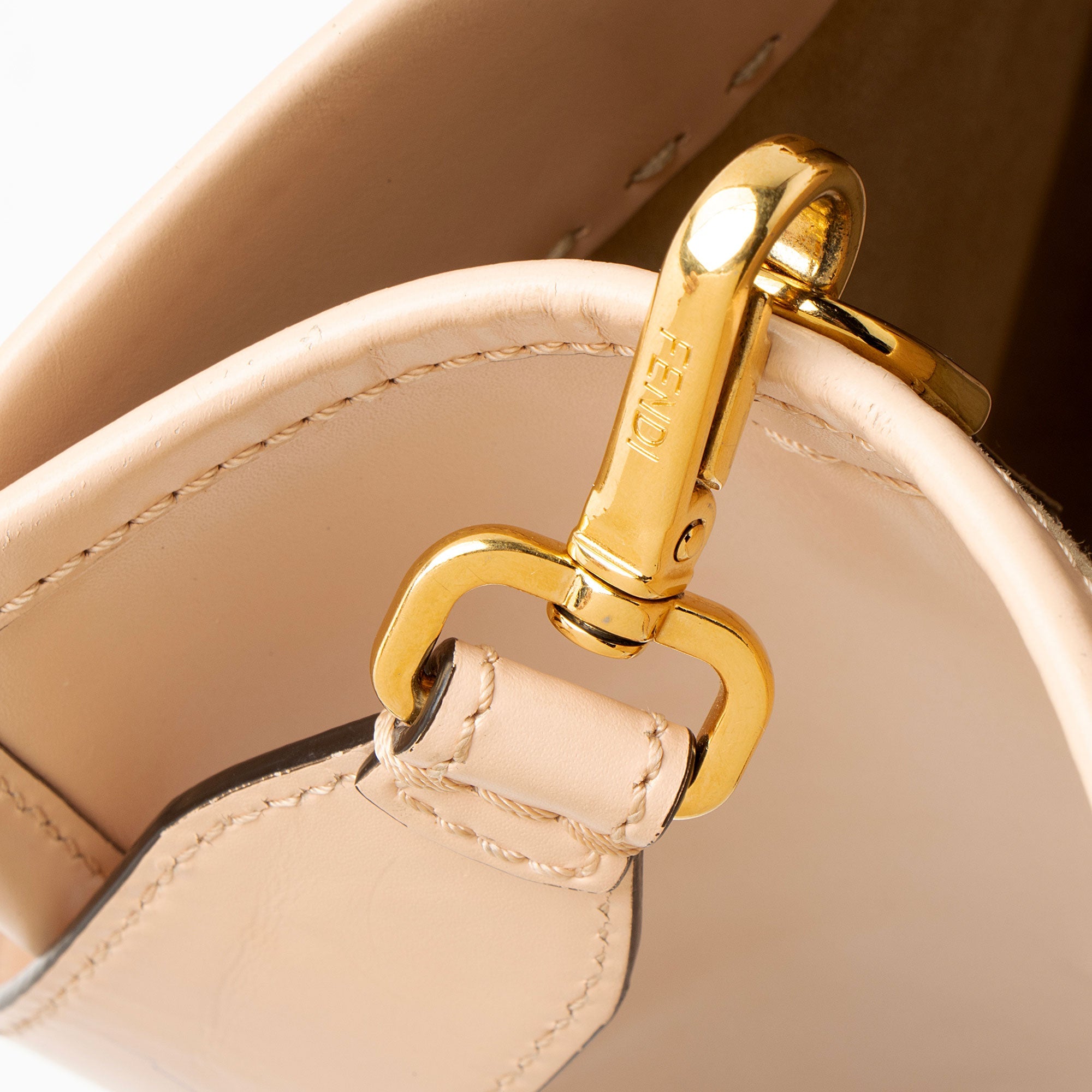 Fendi Leather Sunshine Medium Shopper Tote