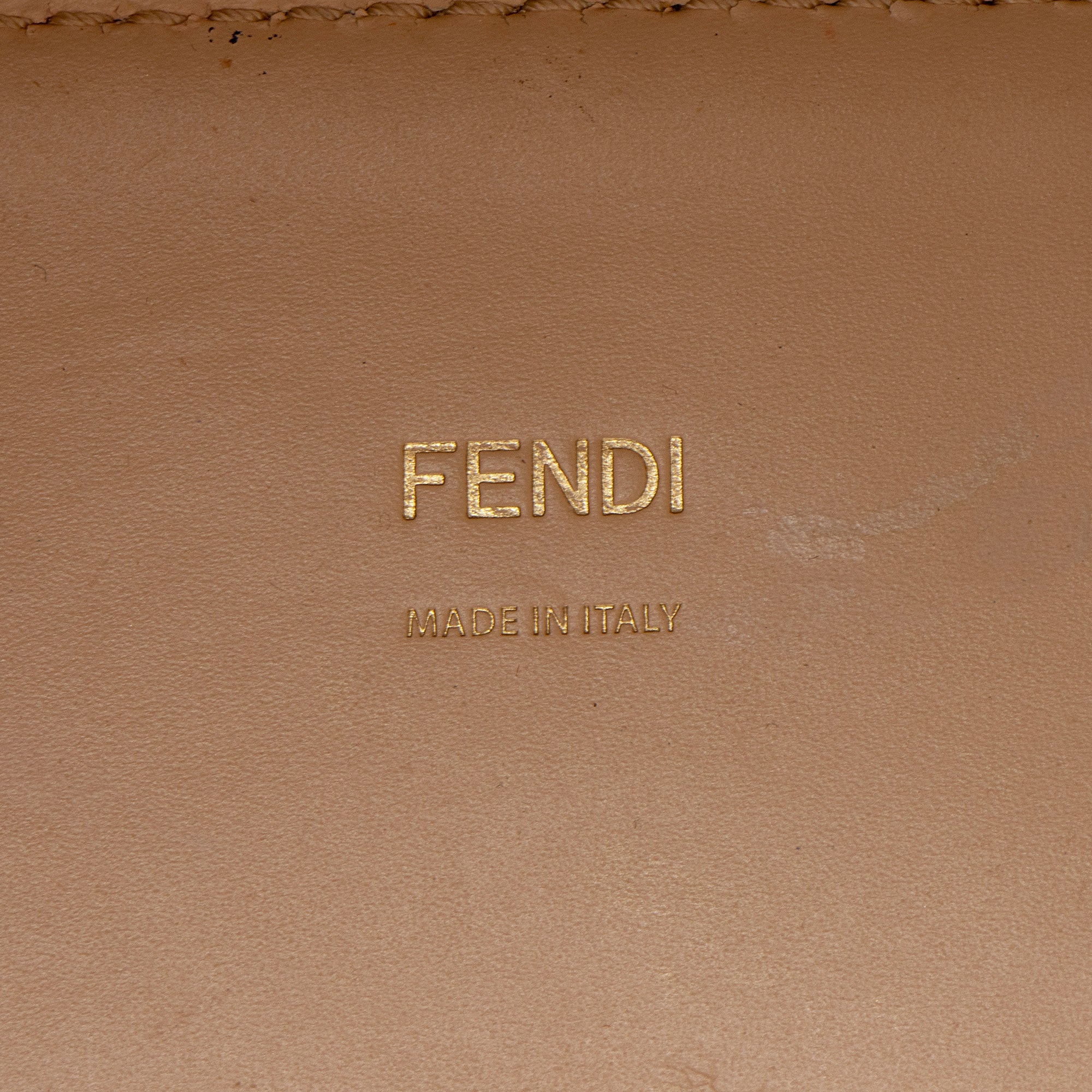Fendi Leather Sunshine Medium Shopper Tote