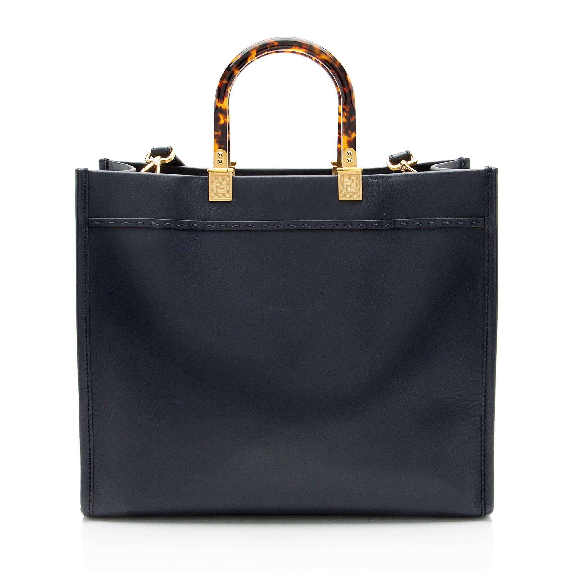 Fendi Leather Sunshine Medium Shopper Tote