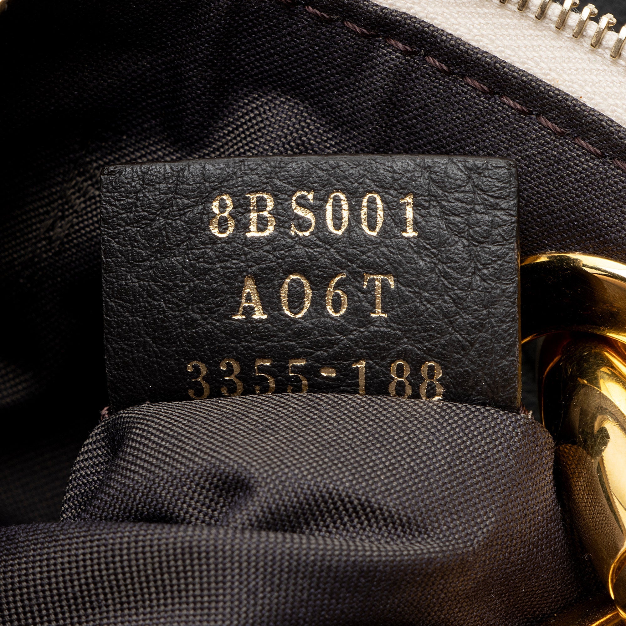 Fendi Leather Velvet Zucca Triplette Clutch