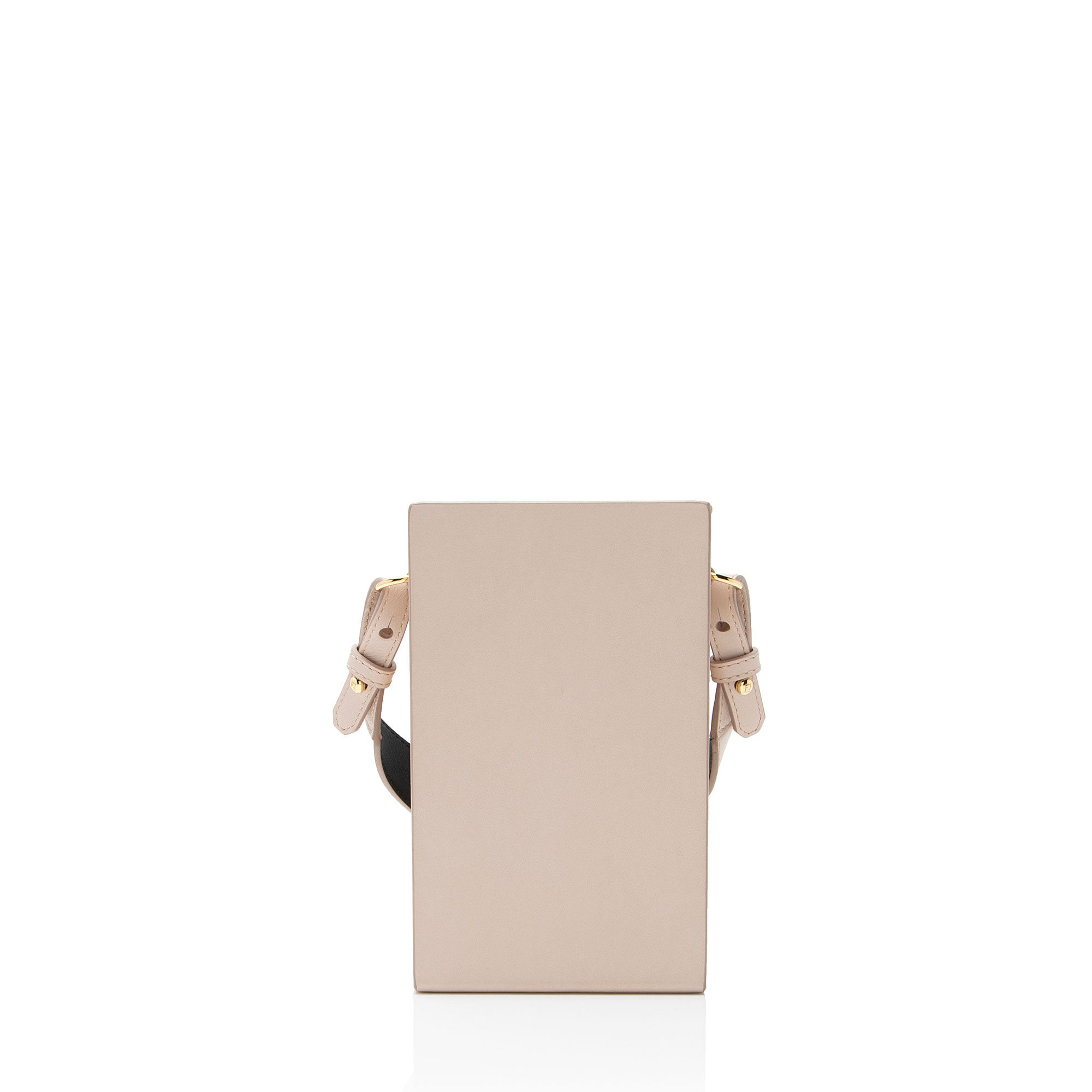 Fendi Leather Vertical Box Shoulder Bag