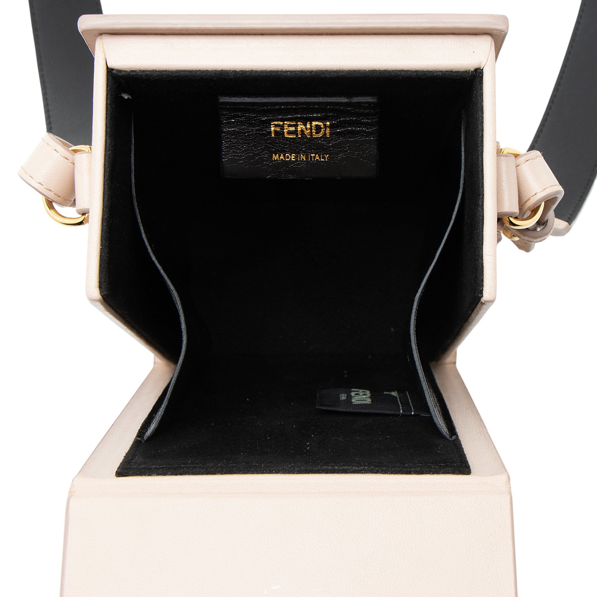 Fendi Leather Vertical Box Shoulder Bag