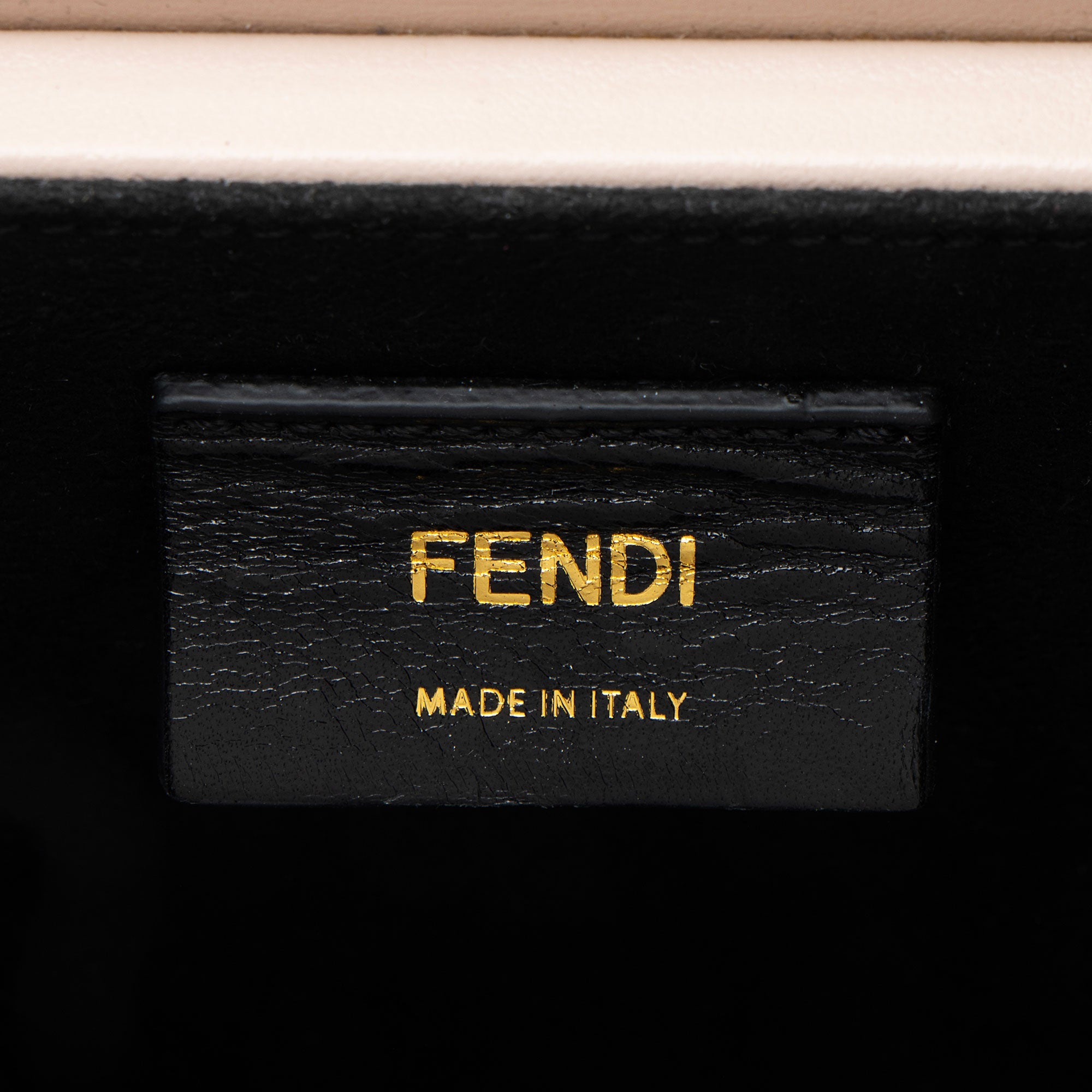 Fendi Leather Vertical Box Shoulder Bag