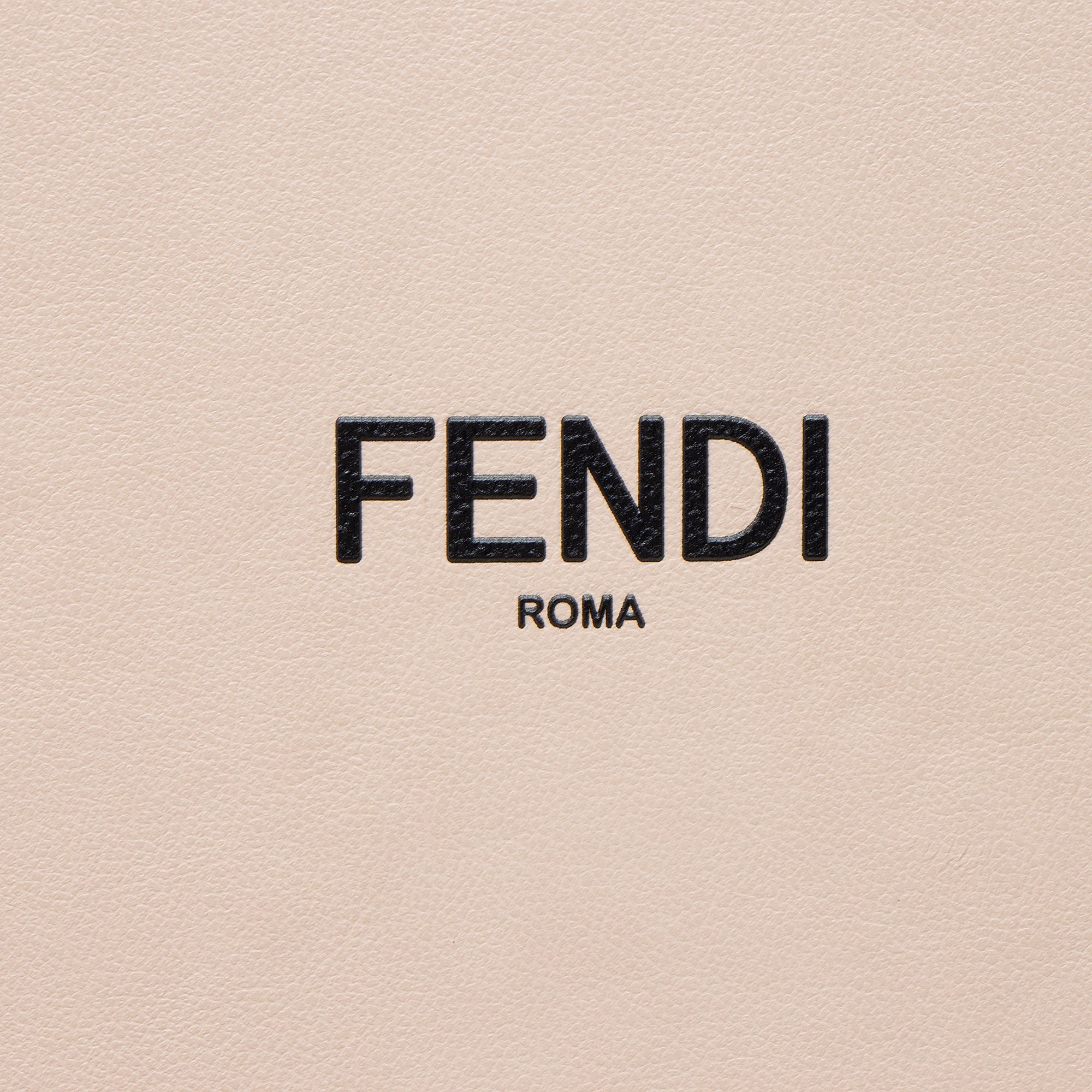 Fendi Leather Vertical Box Shoulder Bag