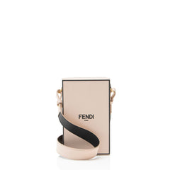 Fendi Leather Vertical Box Shoulder Bag