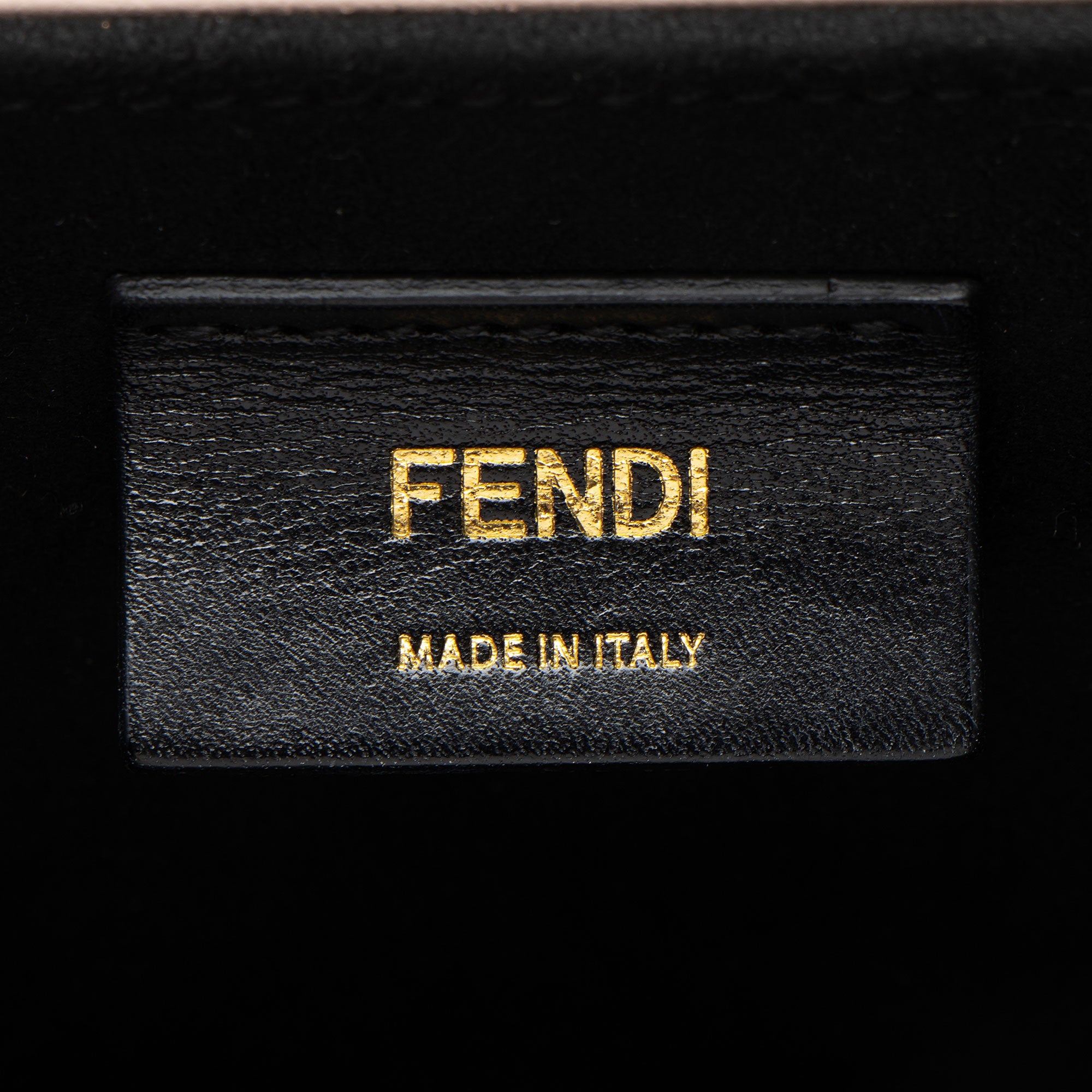 Fendi Leather Vertical Box Shoulder Bag