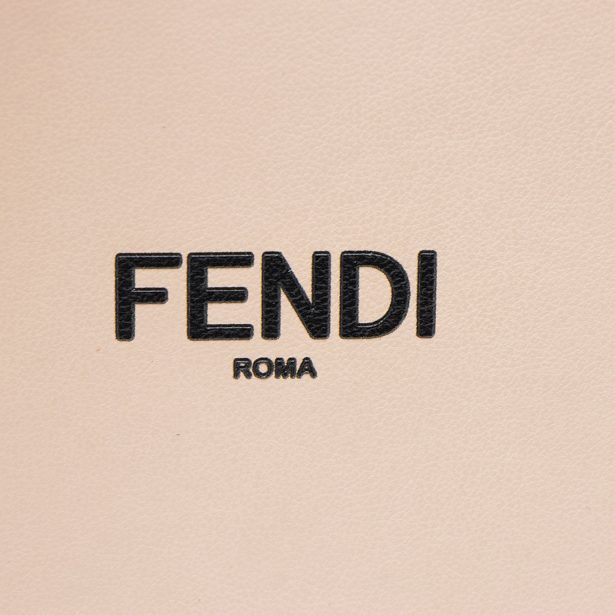 Fendi Leather Vertical Box Shoulder Bag