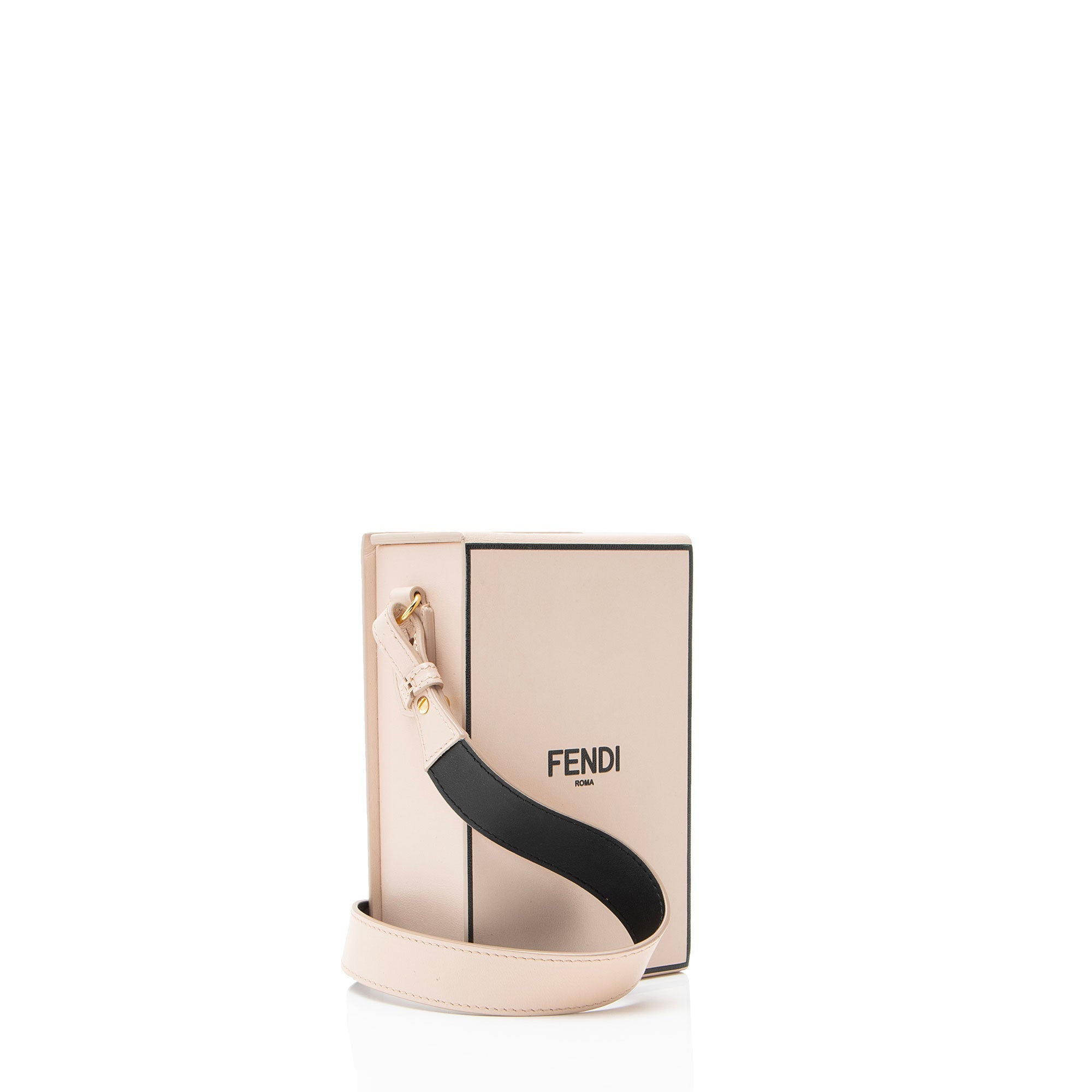 Fendi Leather Vertical Box Shoulder Bag