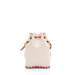 Fendi Leather Whipstitch Mon Tresor Mini Bucket Bag