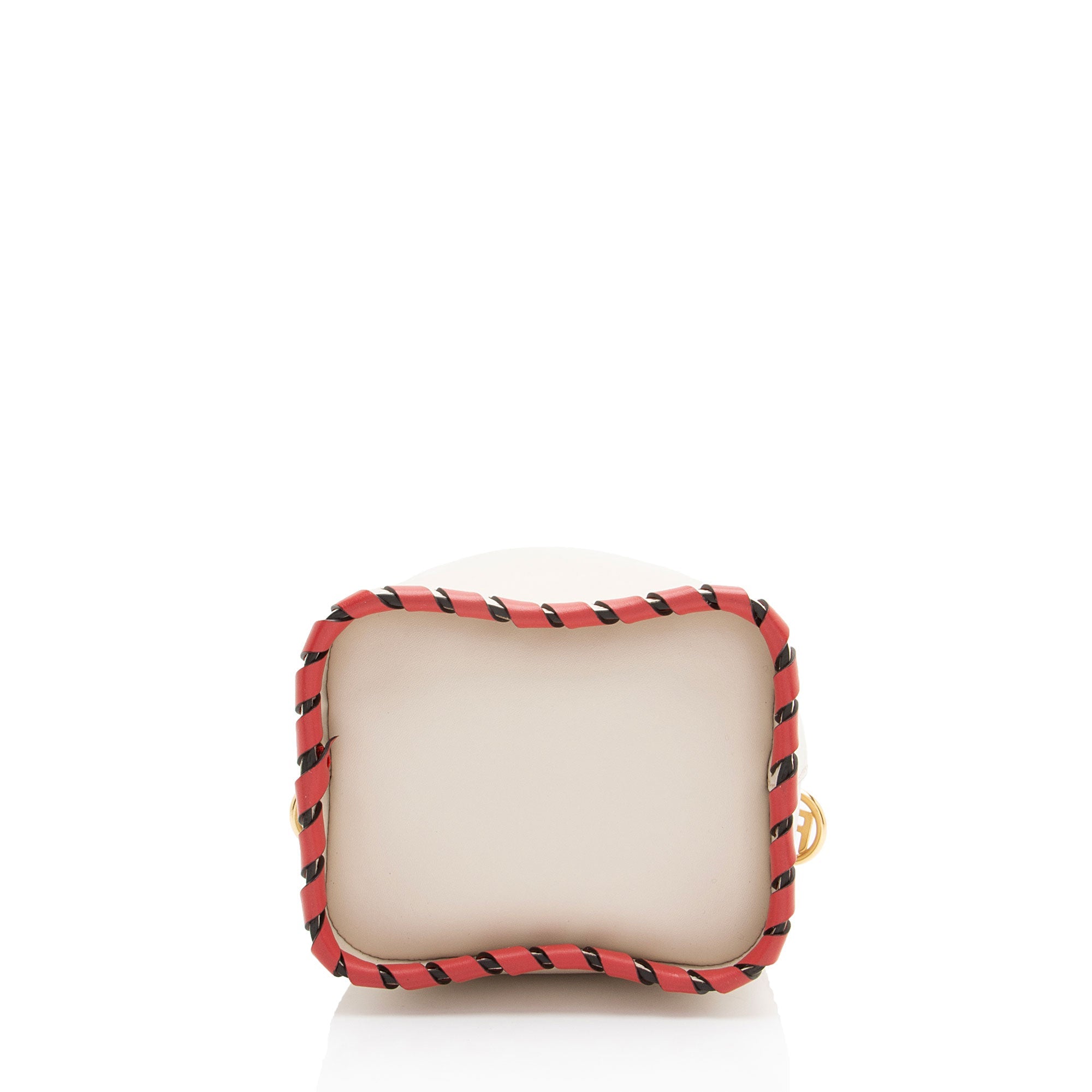 Fendi Leather Whipstitch Mon Tresor Mini Bucket Bag