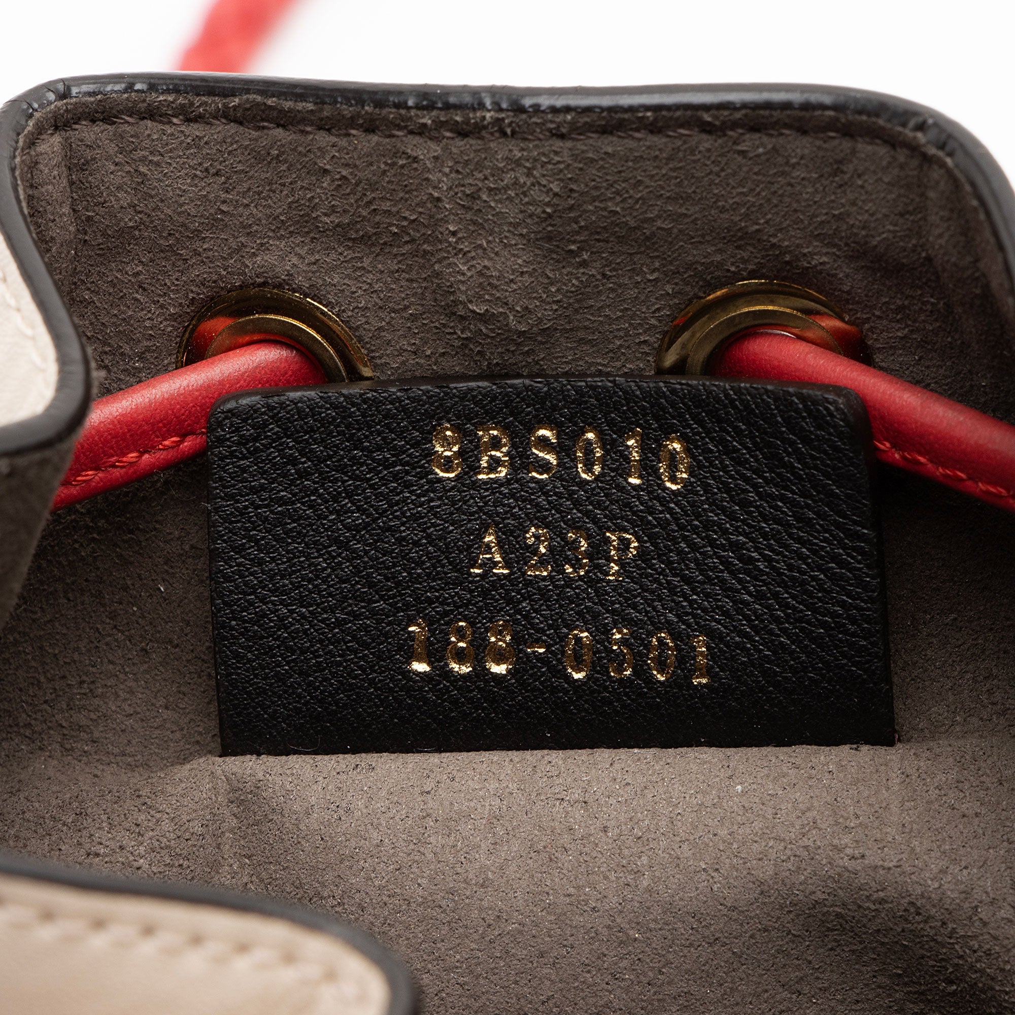 Fendi Leather Whipstitch Mon Tresor Mini Bucket Bag