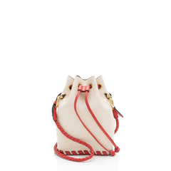Fendi Leather Whipstitch Mon Tresor Mini Bucket Bag
