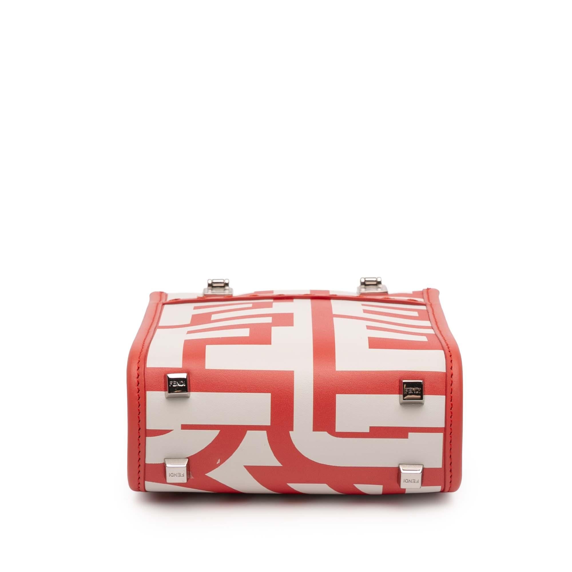 Fendi Marc Jacobs Mini Leather Sunshine Shopper Tote