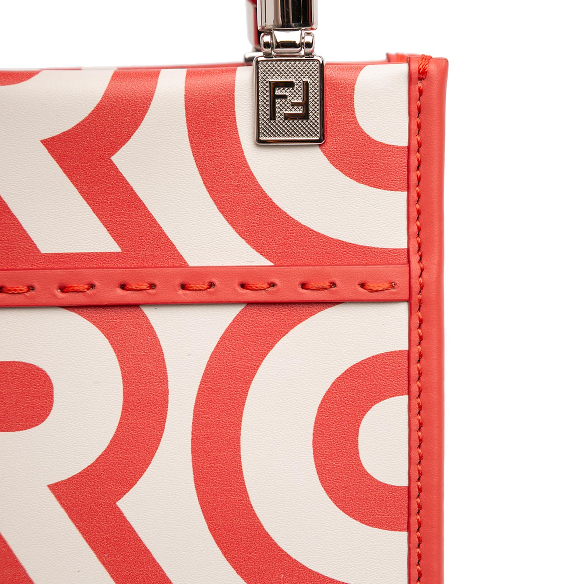 Fendi Marc Jacobs Mini Leather Sunshine Shopper Tote
