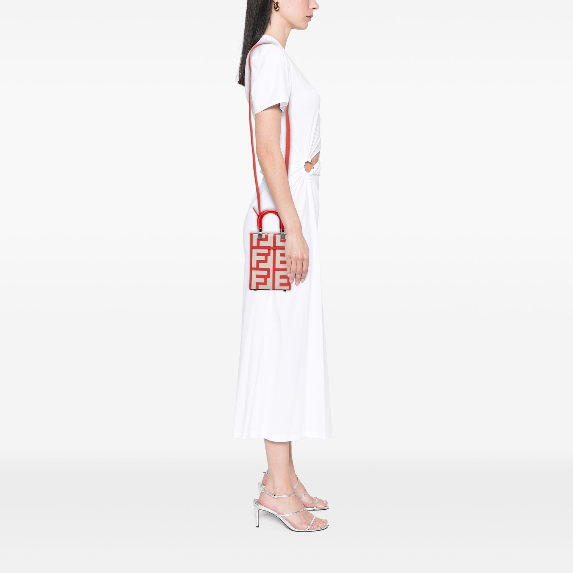 Fendi Marc Jacobs Mini Leather Sunshine Shopper Tote