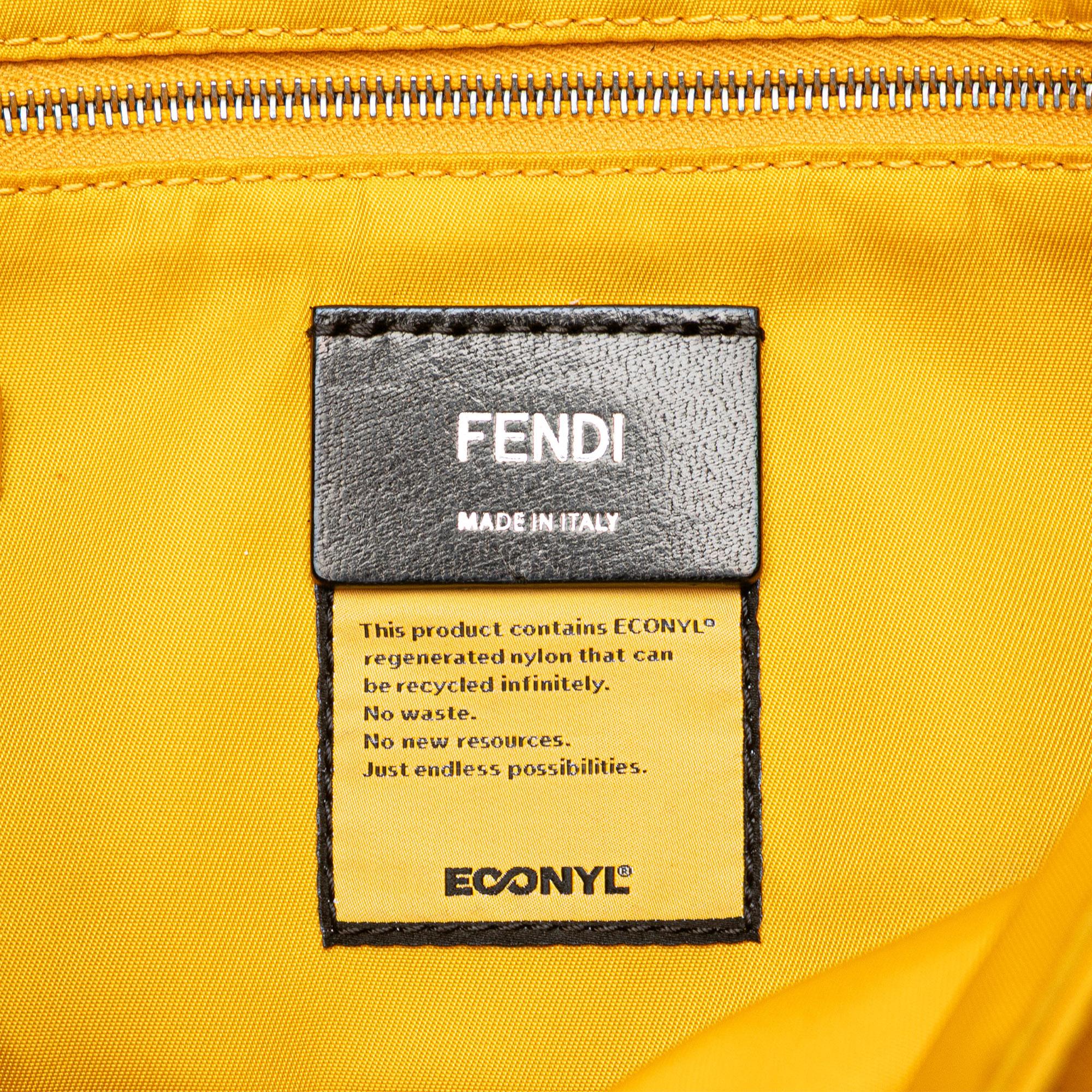 Fendi Medium Econyl Nylon Baguette Crossbody