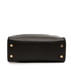 Fendi Medium Leather Peekaboo Iconic Essentially Satchel
