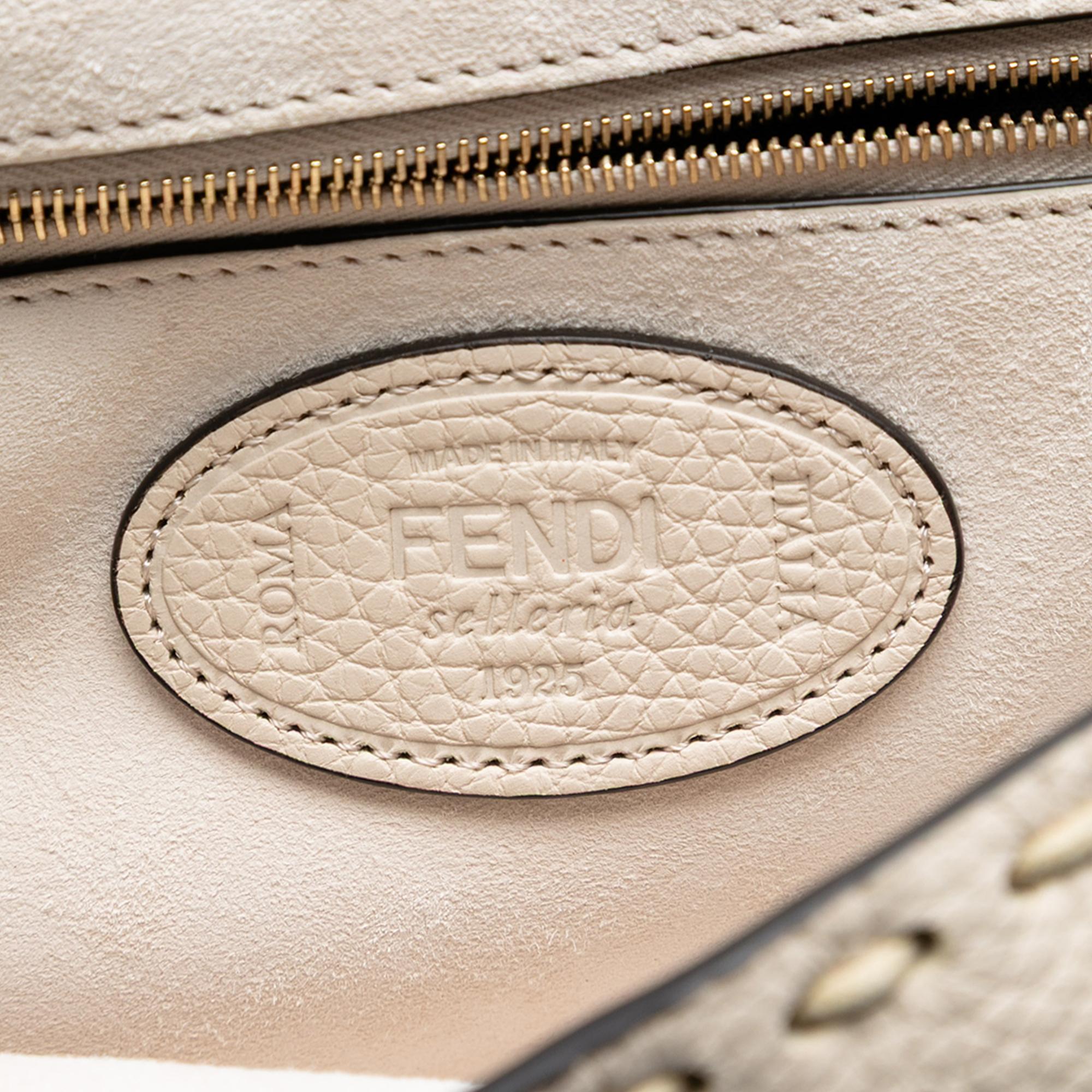 Fendi Medium Leather Selleria Baguette Satchel