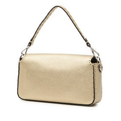 Fendi Medium Leather Selleria Baguette Satchel