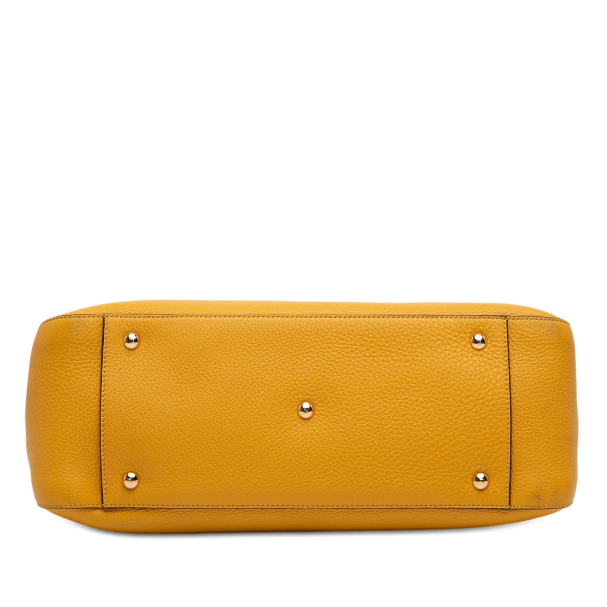 Fendi Medium Leather Selleria FF Tote