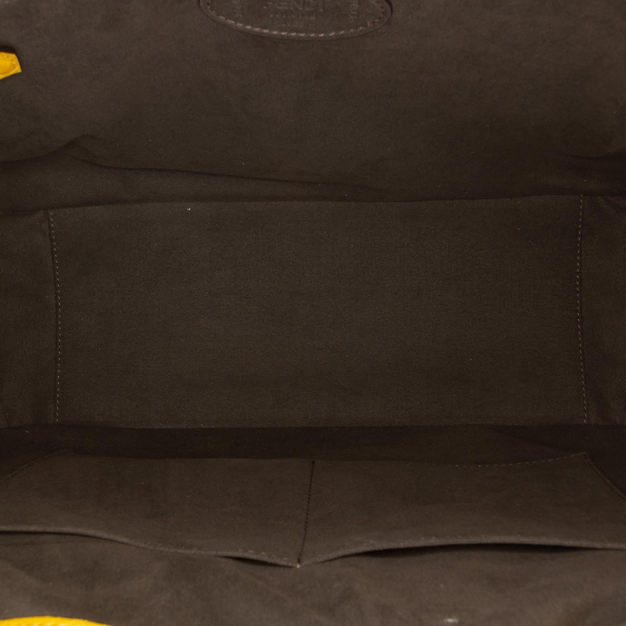 Fendi Medium Leather Selleria FF Tote