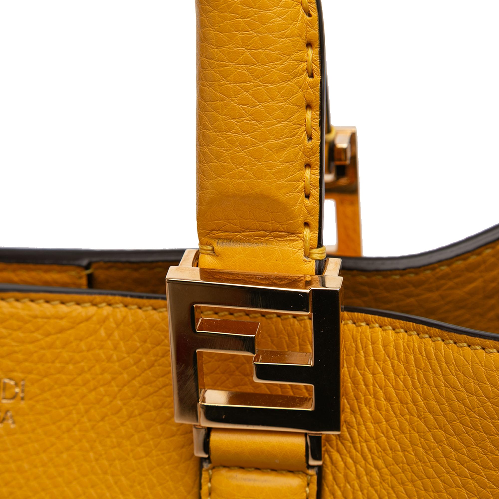 Fendi Medium Leather Selleria FF Tote