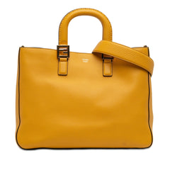 Fendi Medium Leather Selleria FF Tote