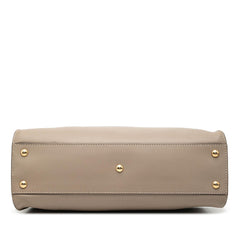 Fendi Medium Leather Selleria Peekaboo Iconic Satchel