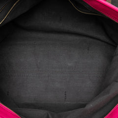 Fendi Medium Pequin Canvas Roll Tote