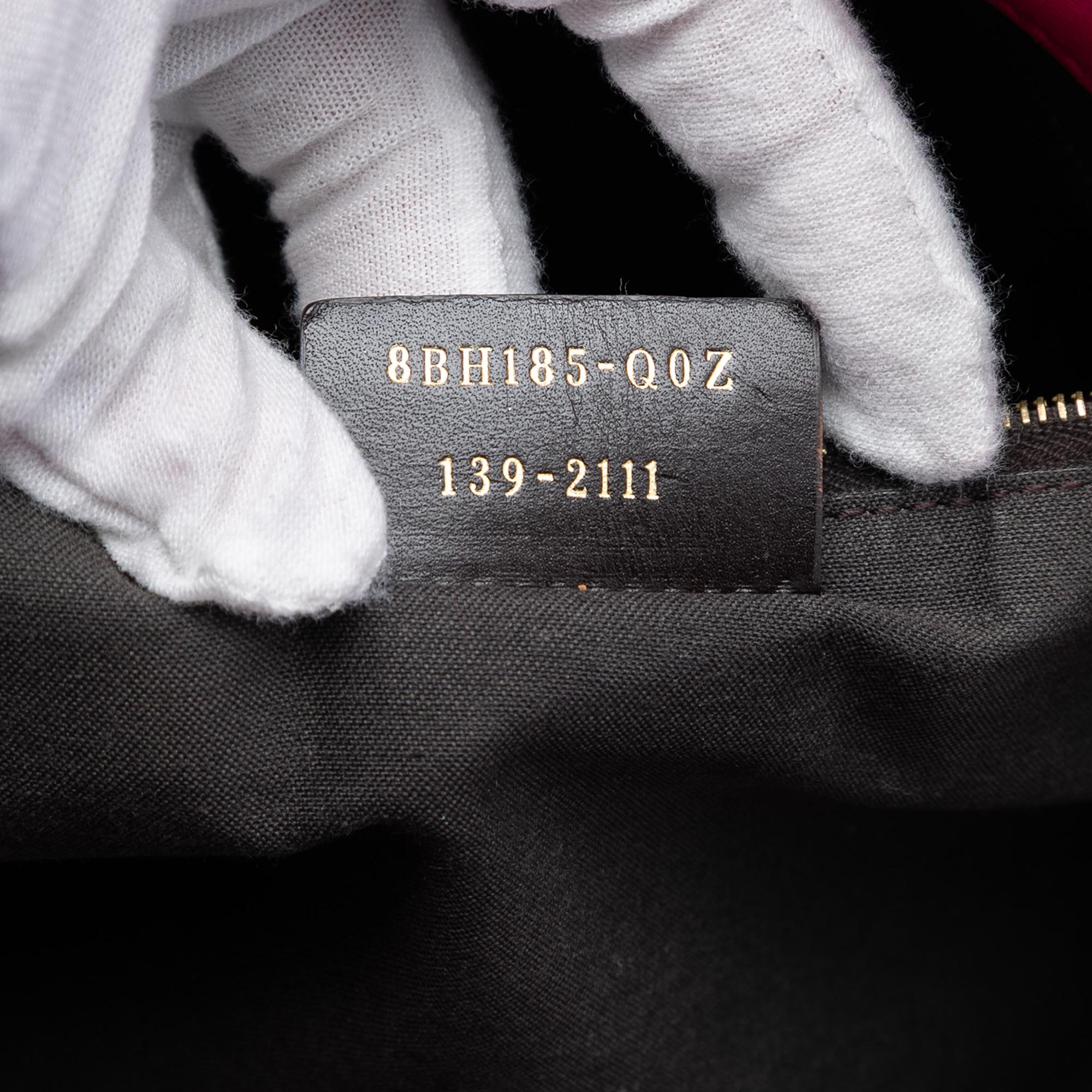 Fendi Medium Pequin Canvas Roll Tote