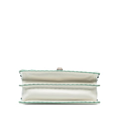 Fendi Medium Scalloped Leather Studded Kan I Satchel