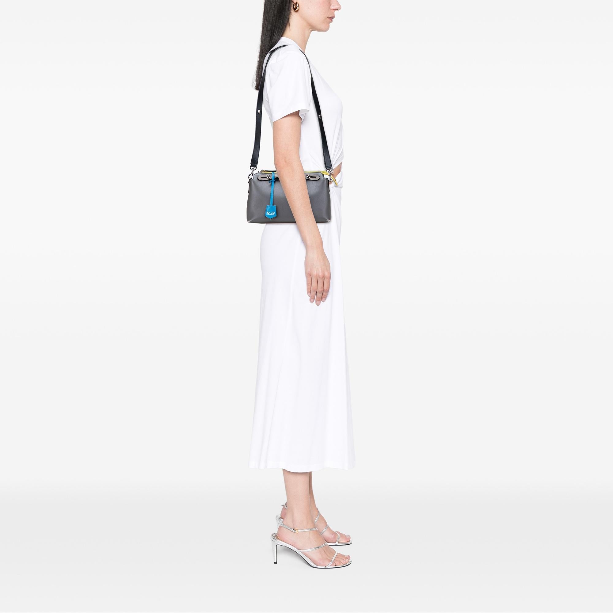 Fendi Medium Tricolor Leather By The Way Satchel