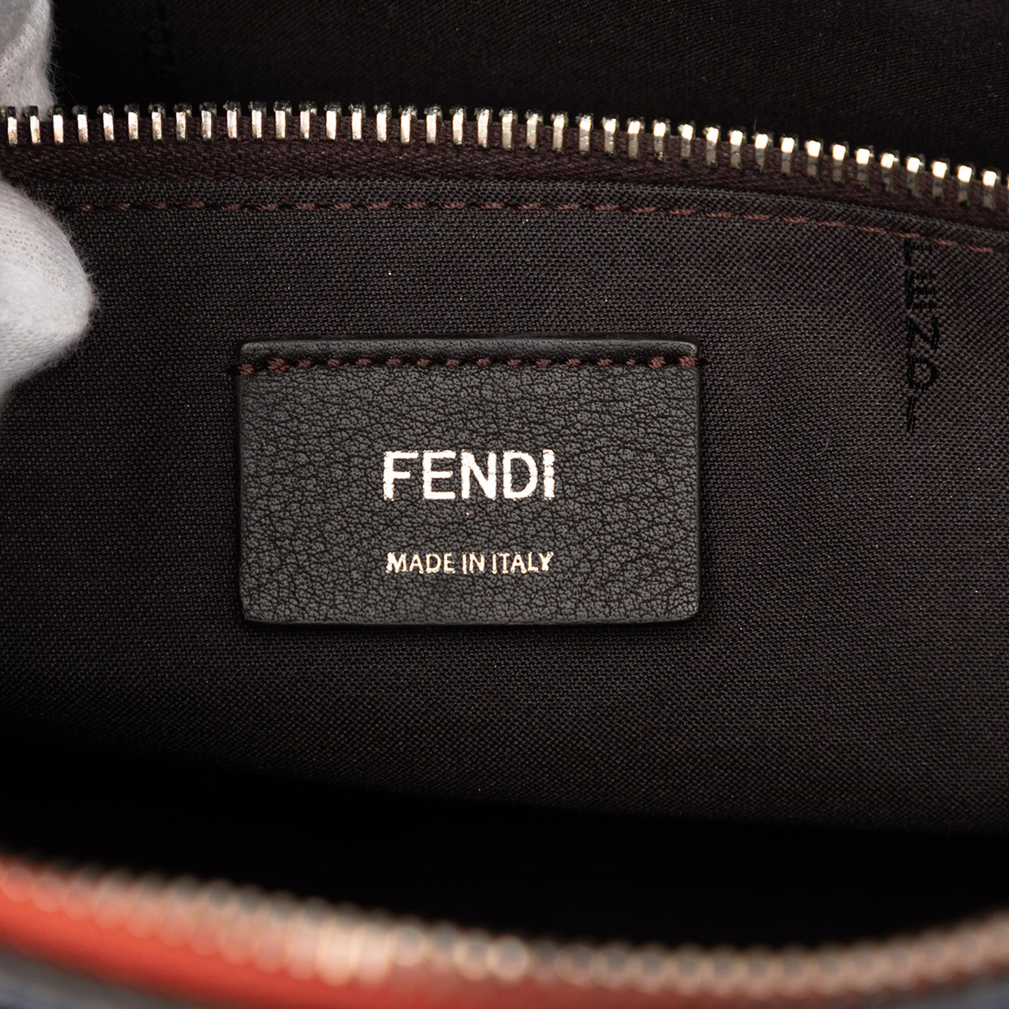 Fendi Medium Tricolor Leather By The Way Satchel