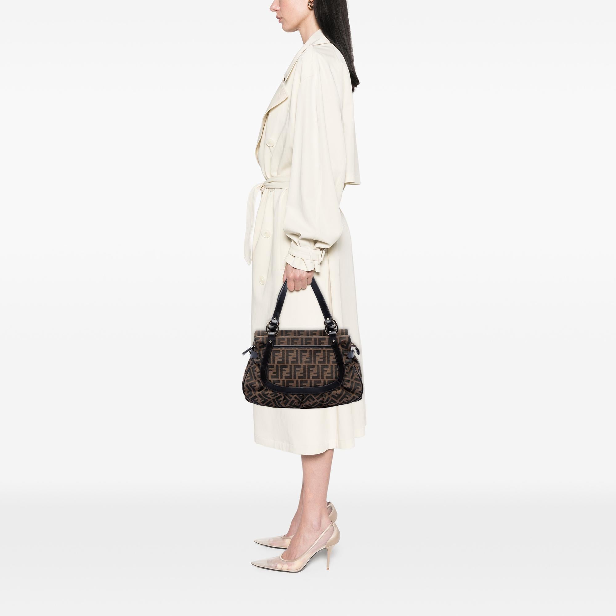 Fendi Medium Zucca Canvas Chef Shopper Tote